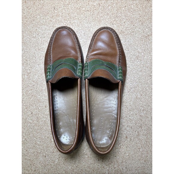 GH Bass Weejuns Two Tone Leather Penny Loafer Men US 9 Preppy main image 6